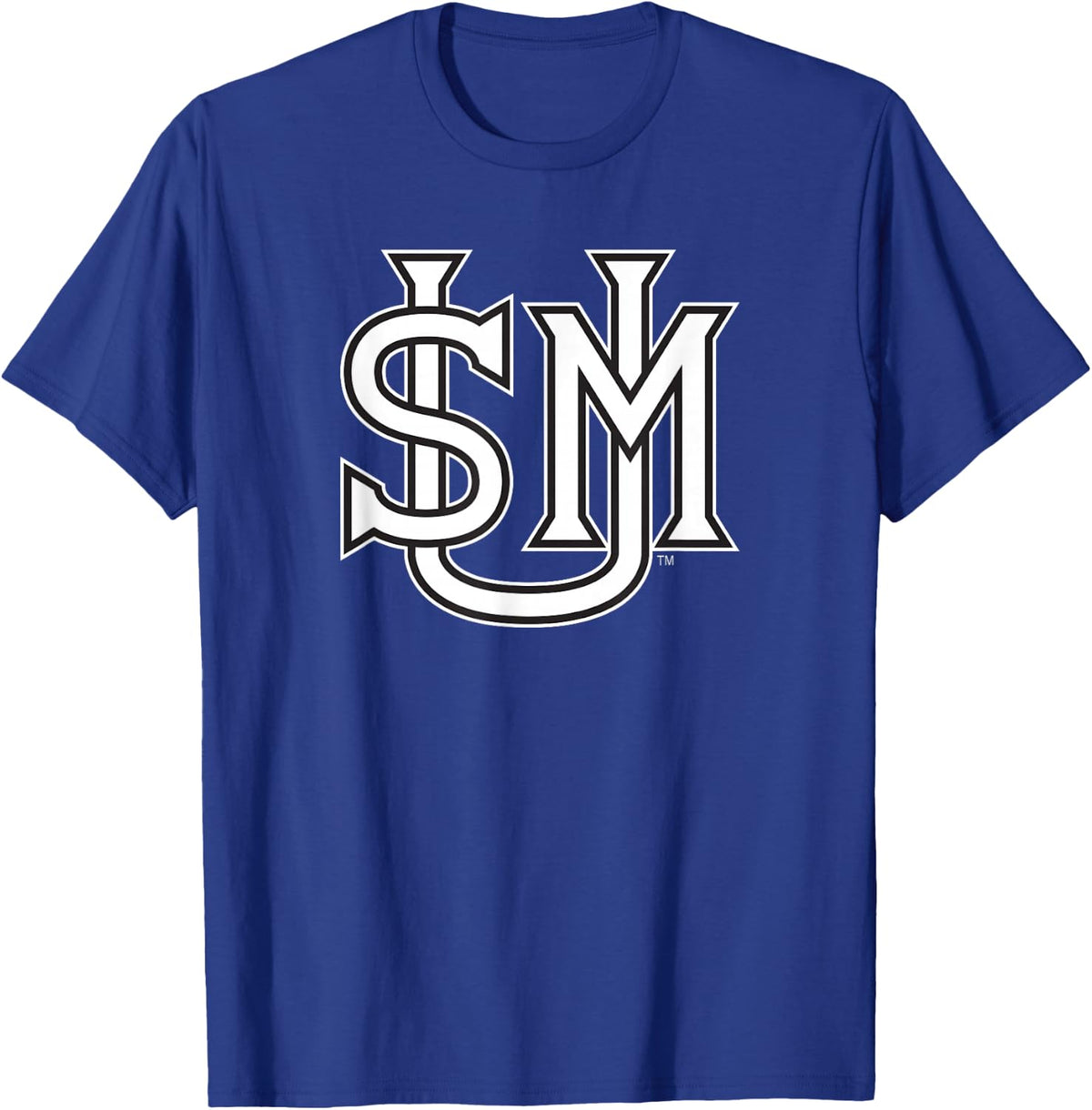 University of Southern Maine USM Monogram Logo T-Shirt - T-Shirt | Royal