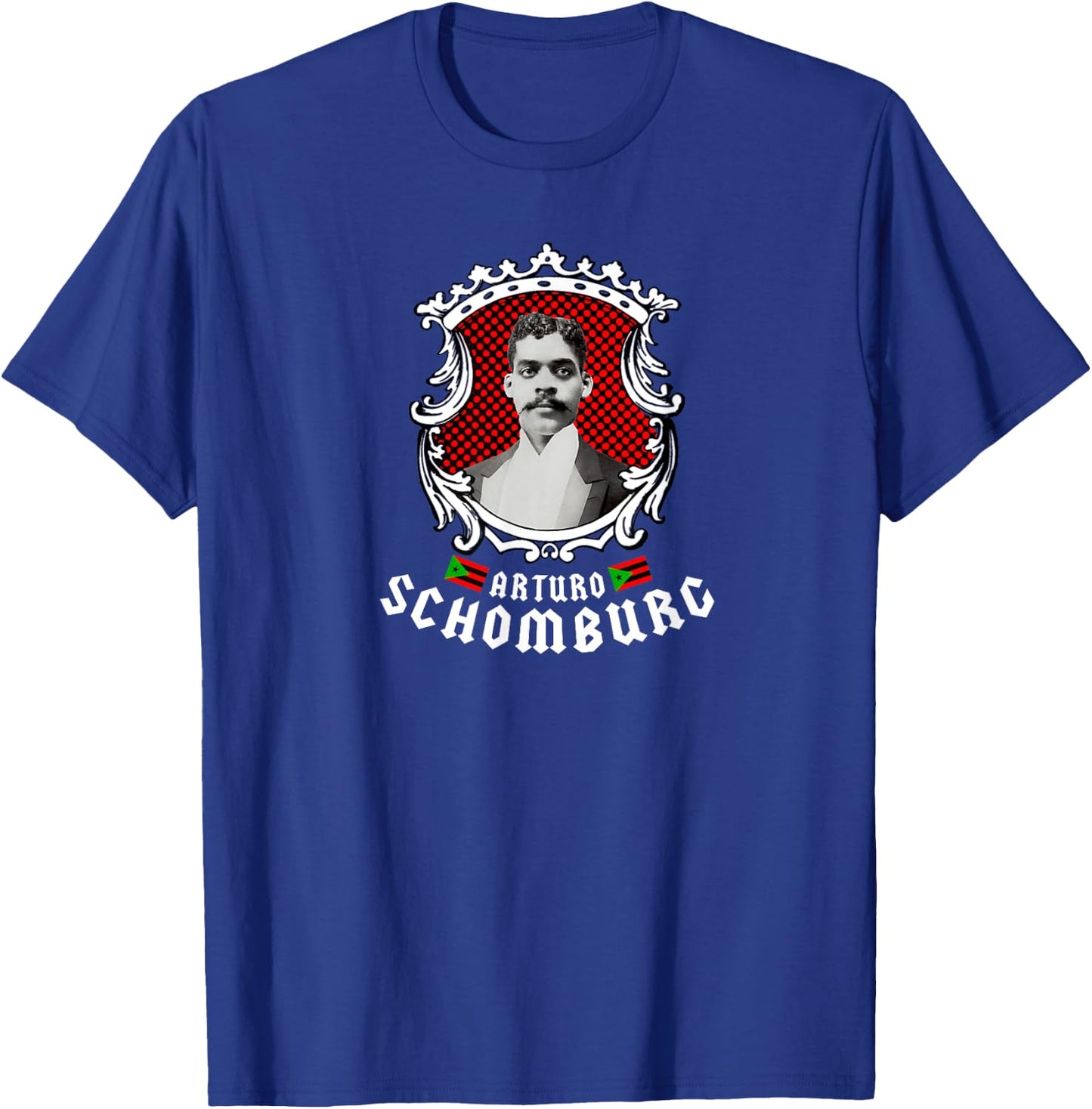 Arturo Schomburg - Harlem Renaissance Black History Scholar T-Shirt - T-Shirt | Royal