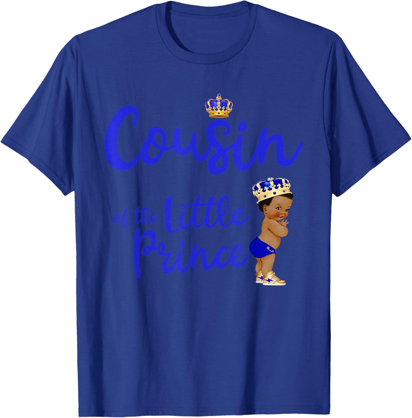 Cousin Of The Birthday Prince Boy Bday Party Idea T-Shirt - T-Shirt | Royal