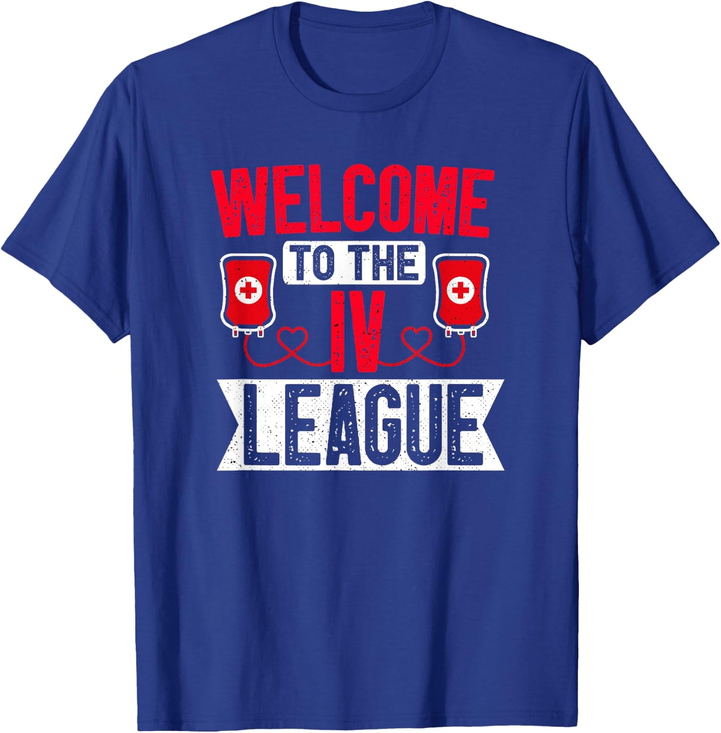 Infusion Nurse IV League Chemo Nursing RN IV Dialysis Nurses T-Shirt - T-Shirt | Royal