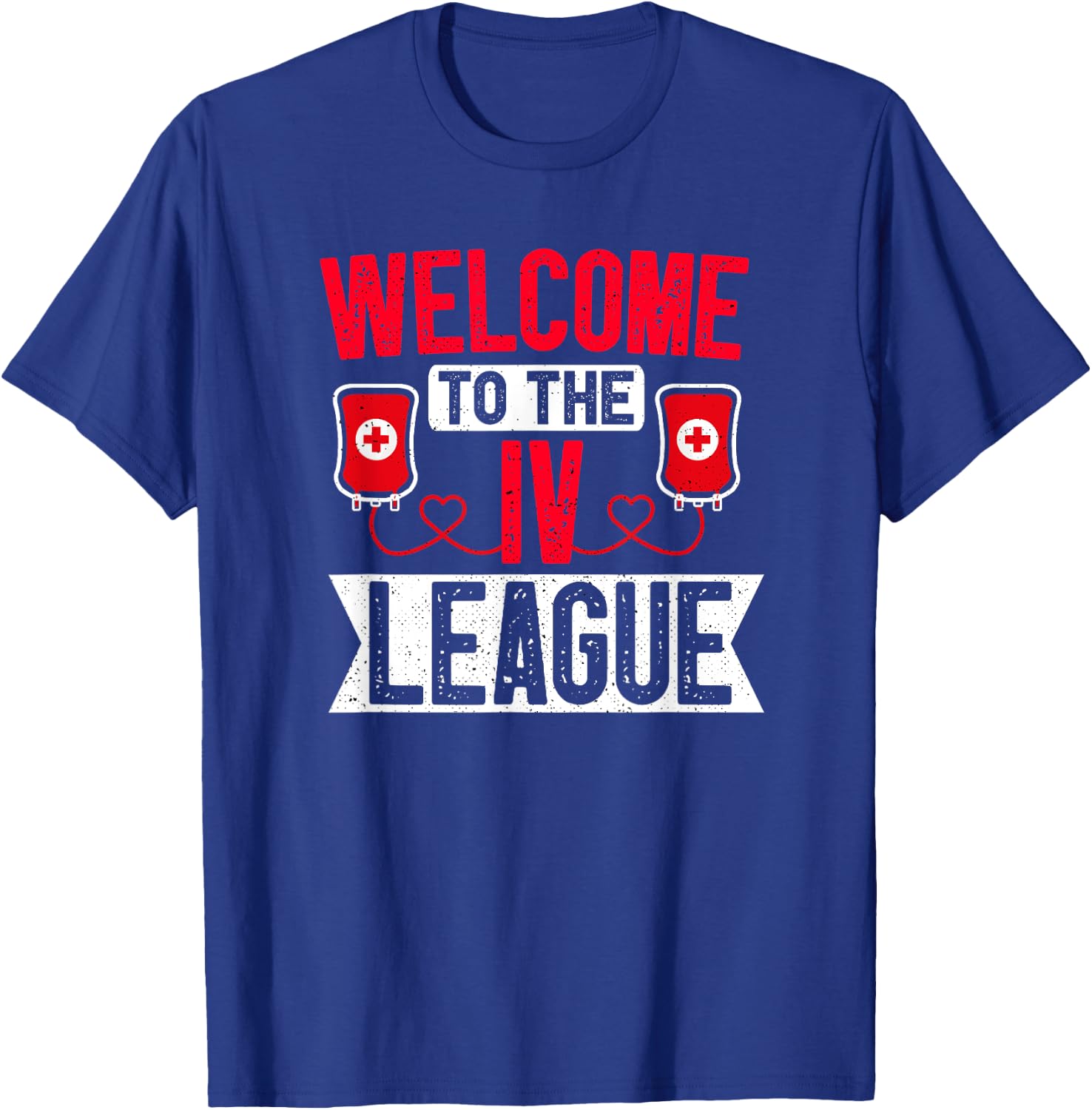 Infusion Nurse IV League Chemo Nursing RN IV Dialysis Nurses T-Shirt - T-Shirt | Royal