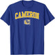 Cameron Aggies Arch Over Black Officially Licensed T-Shirt - T-Shirt | Royal