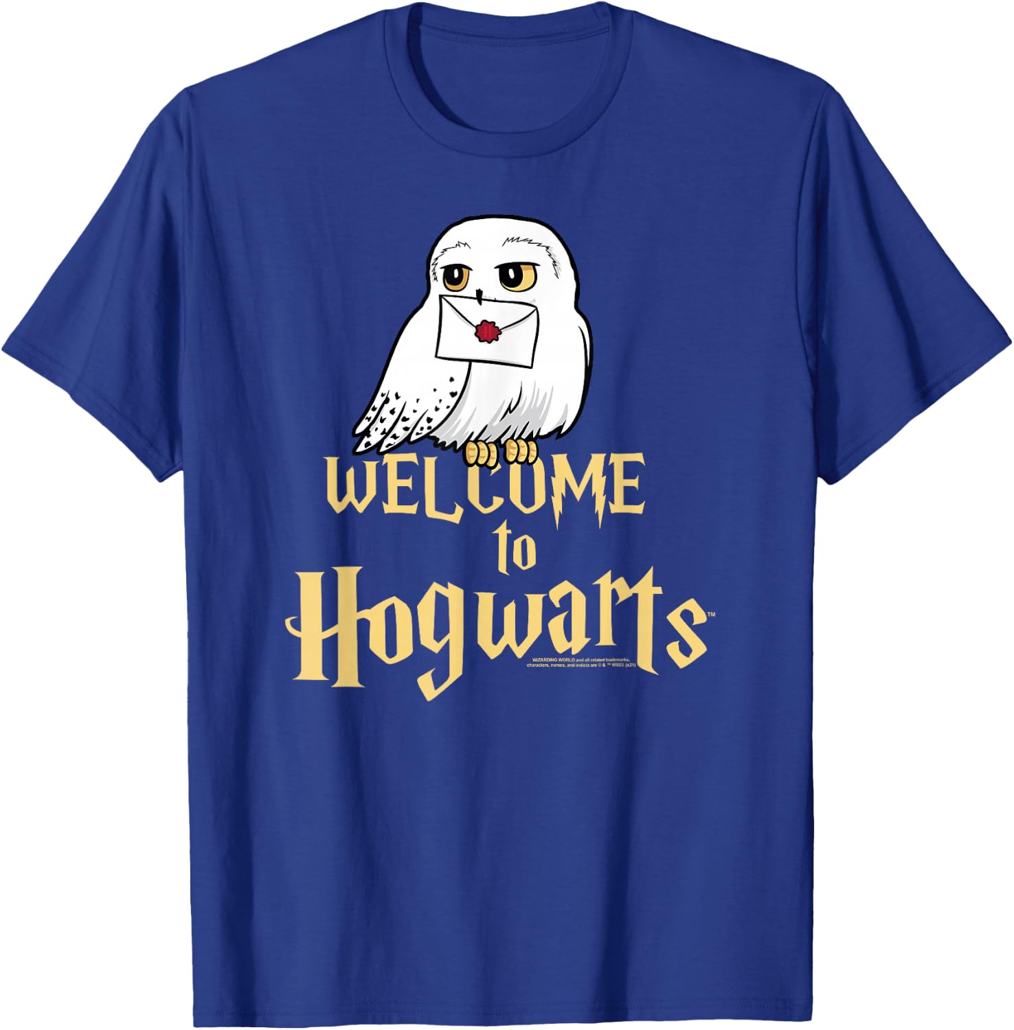 Harry Potter Hedwig Welcome to Hogwarts T-Shirt - T-Shirt | Royal