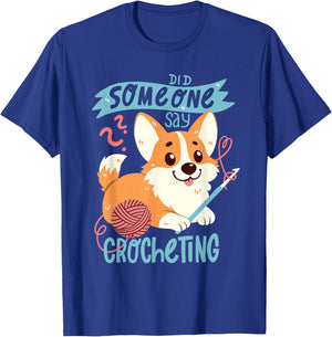 Crochet Corgi T-Shirt - T-Shirt | Royal