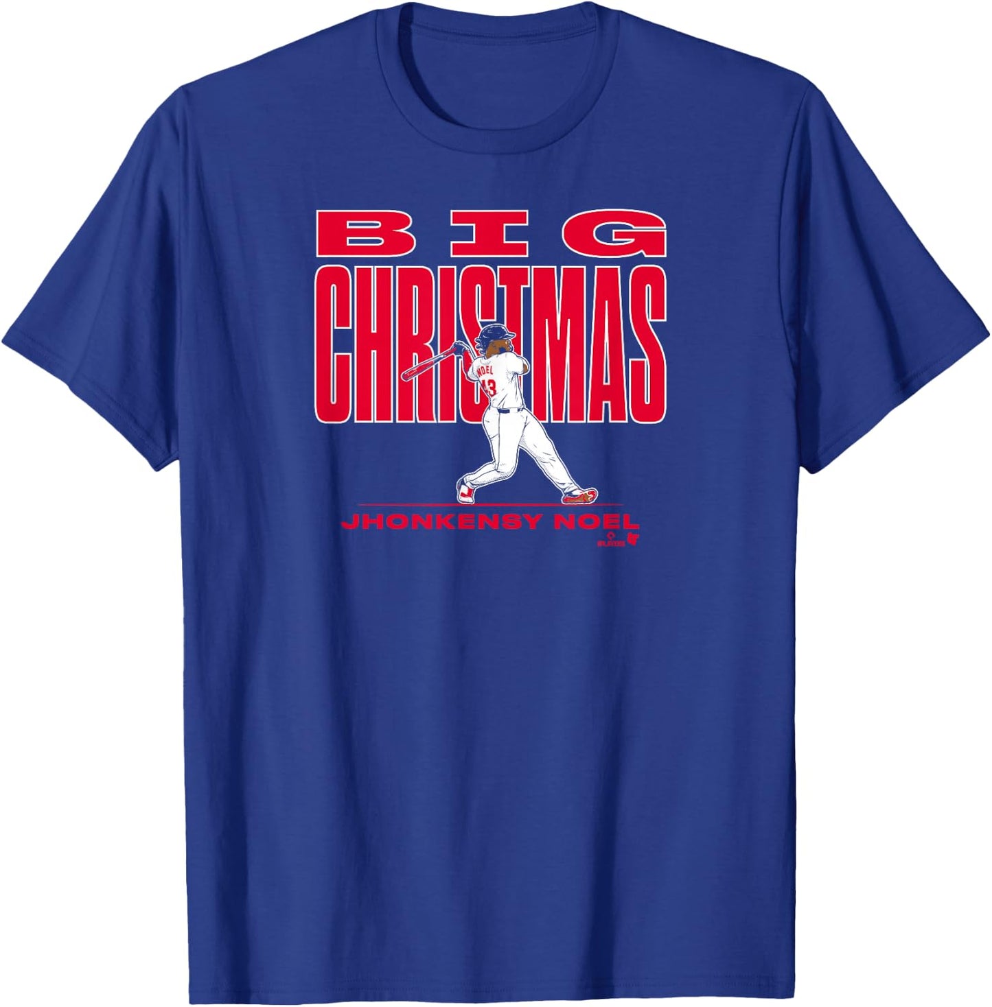 Jhonkensy Noel: Big Christmas - Cleveland Baseball T-Shirt - T-Shirt | Royal