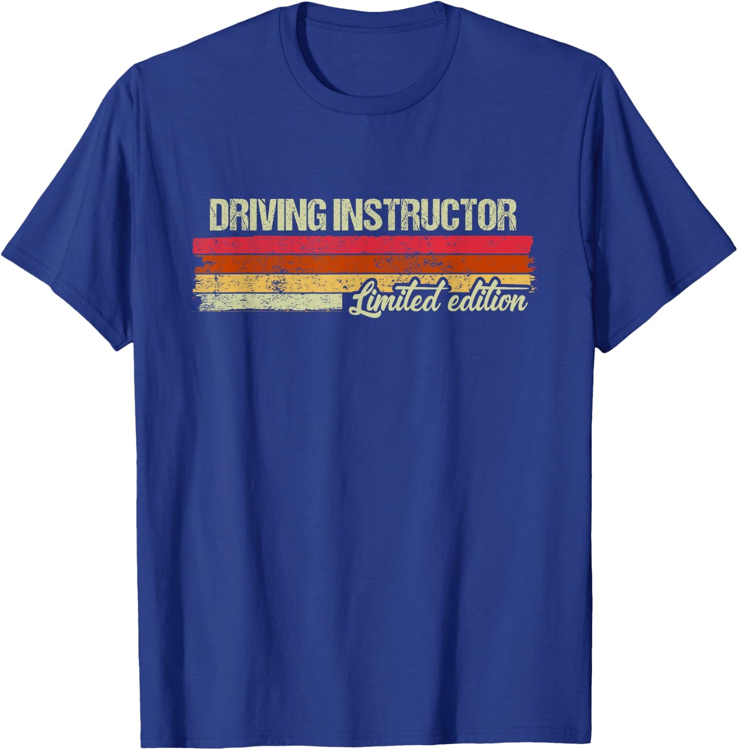Vintage Driving Instructor Limited Edition T-Shirt - T-Shirt | Royal