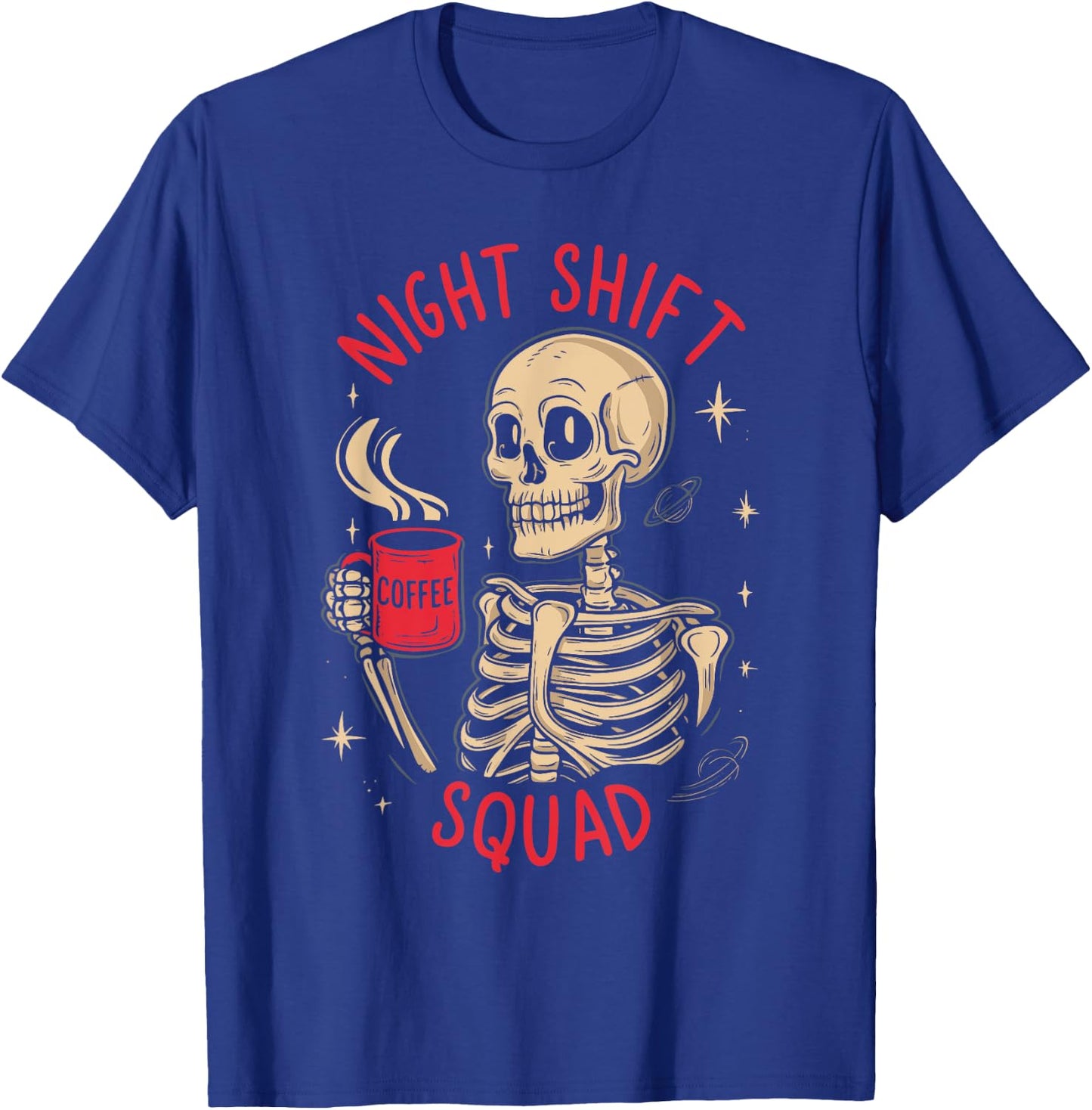 Night Shift Squad T-Shirt - T-Shirt | Royal