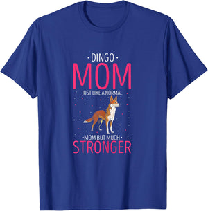 Dingo Stronger Mom Australian Wild Dog Dingo Lover T-Shirt - T-Shirt | Royal