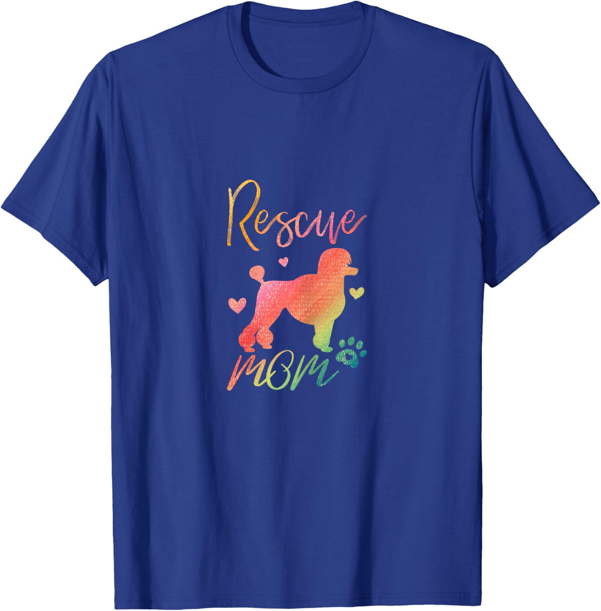 Rescue Poodle Mom Adopt Don't Shop Dog Rights Pet Adoption Women T-Shirt - T-Shirt | Royal
