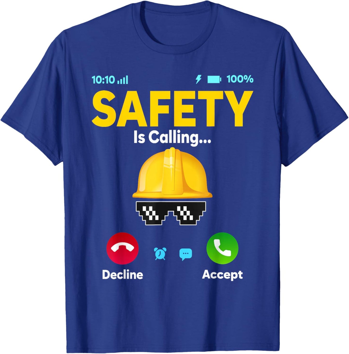 Funny Occupational Health Safety Officer Manager Supervisor T-Shirt - T-Shirt | Royal