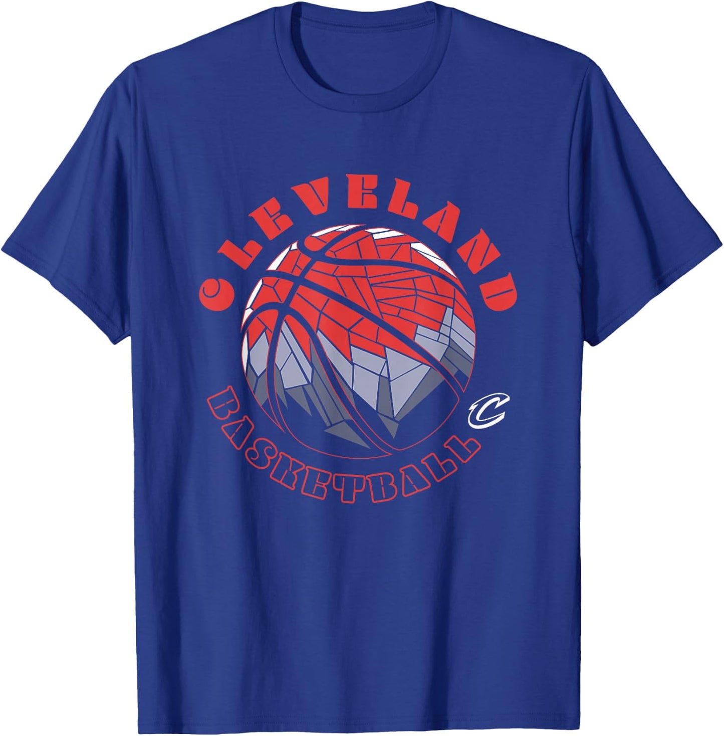 NBA Cleveland Cavaliers Neon Prism Basketball T-Shirt - T-Shirt | Royal