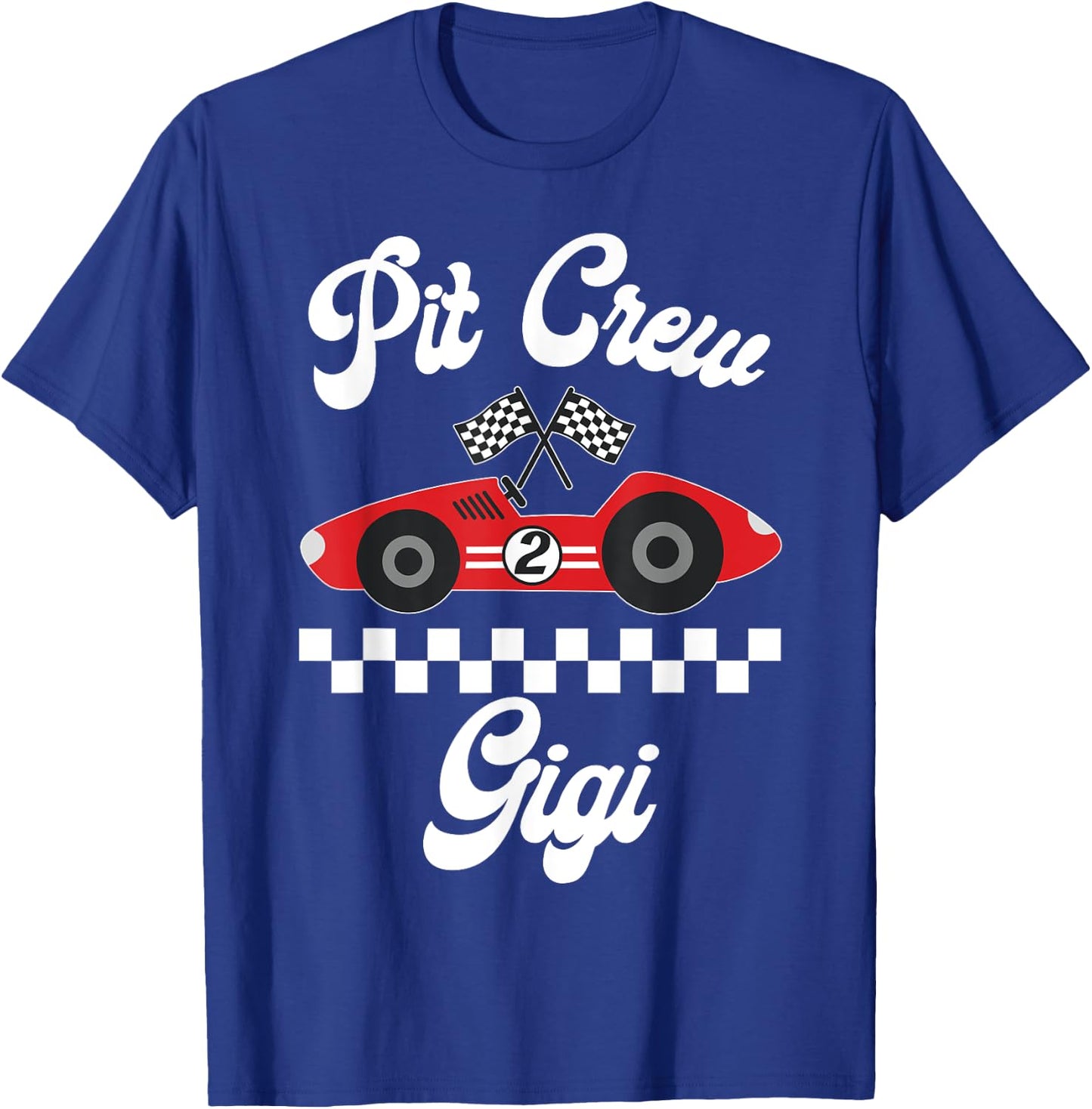 Two Fast Birthday Racing Car Party Gigi Of The Birthday Boy T-Shirt - T-Shirt | Royal
