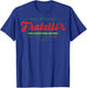 Vintage Fratellis Family Restaurant Astoria Oregon T-Shirt - T-Shirt | Royal