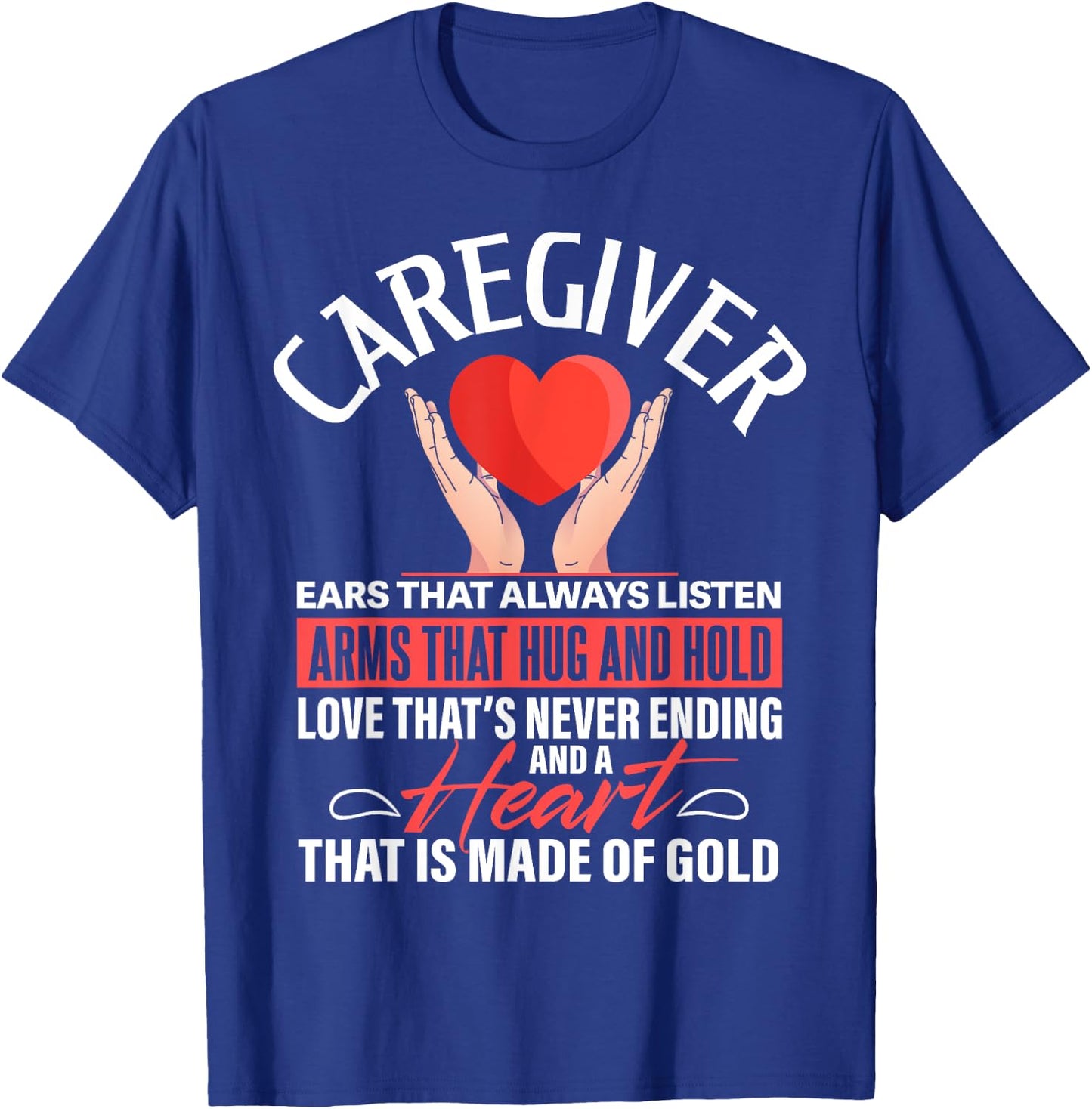 Caregiver Definition Caretaker Nursing Expert Caregiving T-Shirt - T-Shirt | Royal