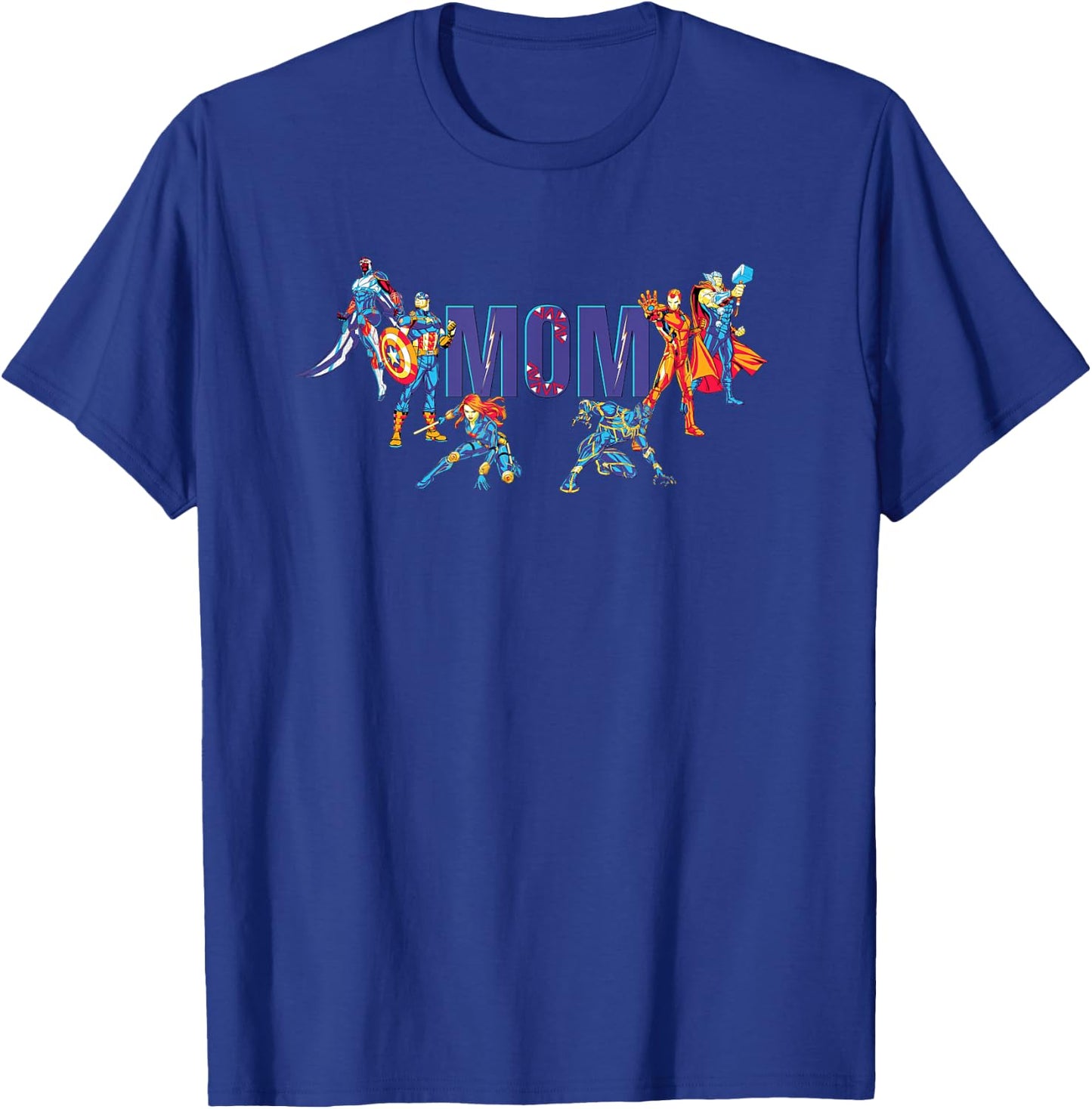 Marvel Super Heroes Avengers Family Vacation Trip Mom T-Shirt - T-Shirt | Royal