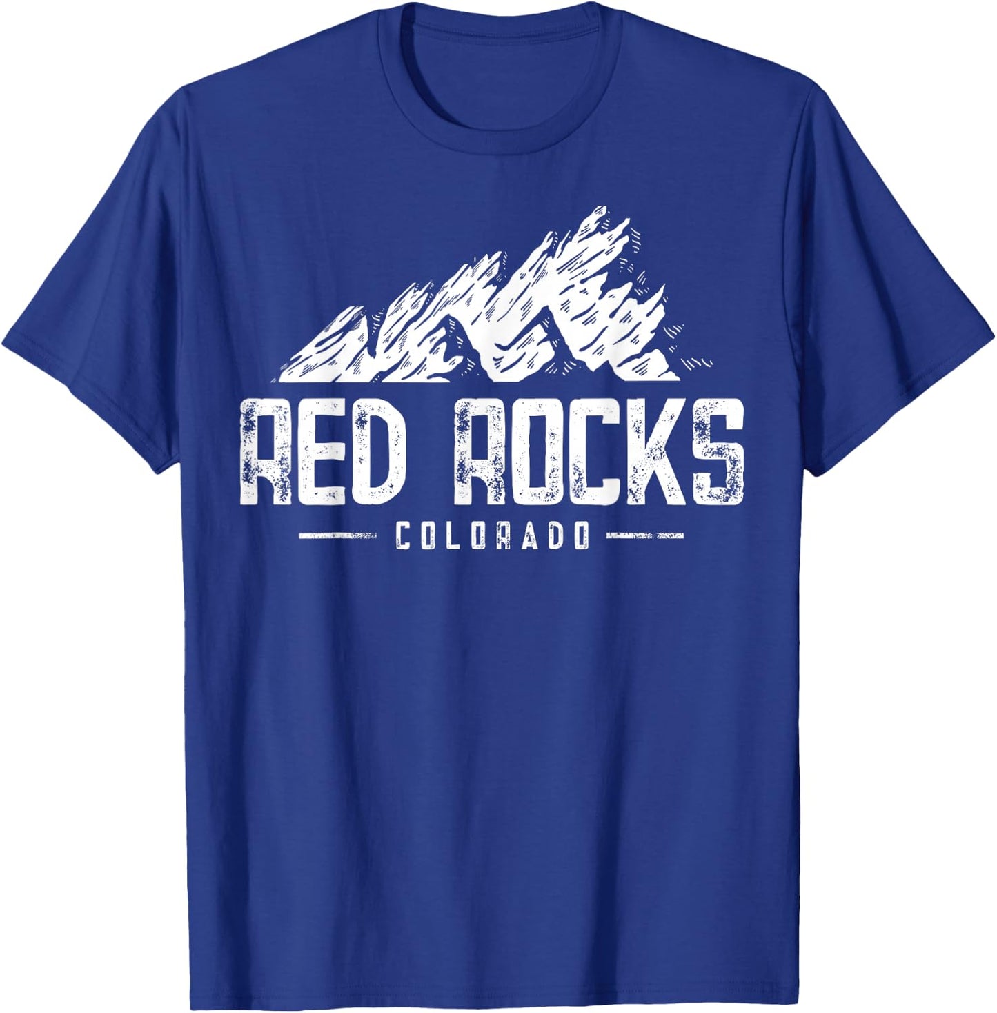 Red Rocks - Morrison Colorado - Visit Red Rocks T-Shirt - T-Shirt | Royal