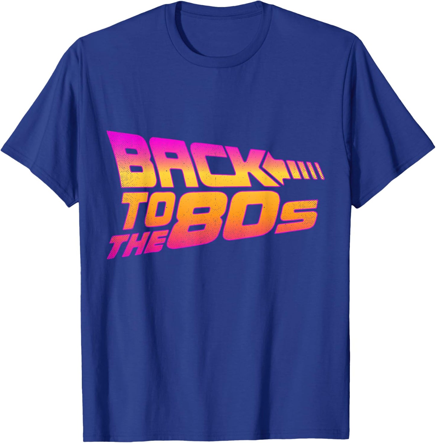 Back To The 80s Costume Retro Fancy Dress Halloween Party T-Shirt - T-Shirt | Royal