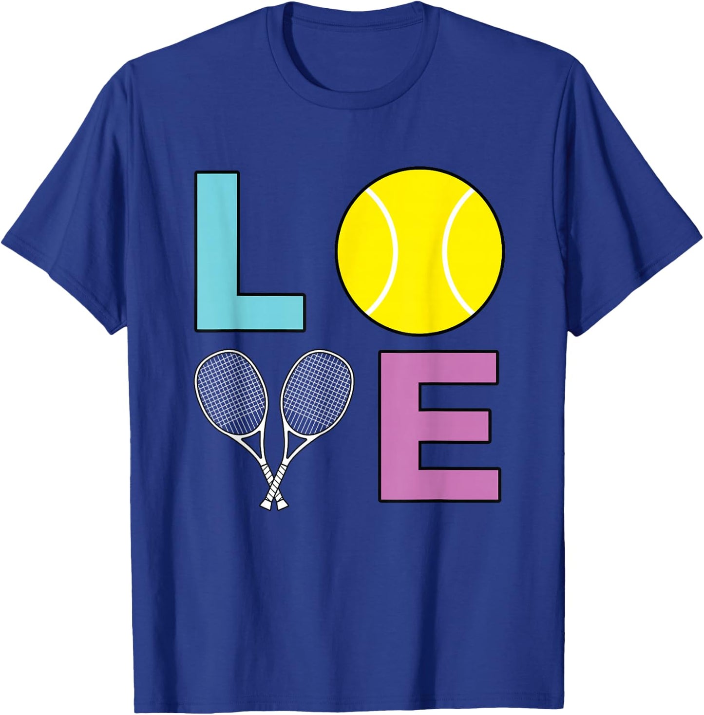 I Love Tennis - Tennis Player Small T-Shirt - T-Shirt | Royal