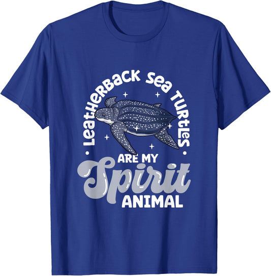 My spirit animal - Leatherback Sea Turtle T-Shirt - T-Shirt | Royal