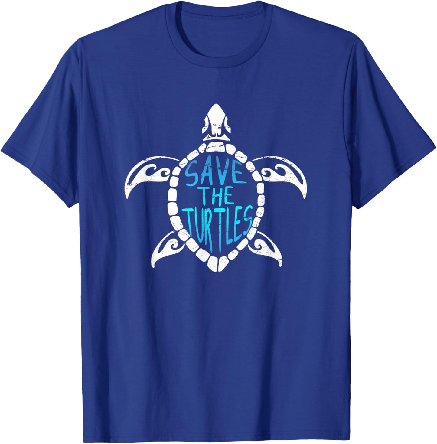 Save The Turtles Shirt Protect Ocean Animals Gift T-Shirt - T-Shirt | Royal