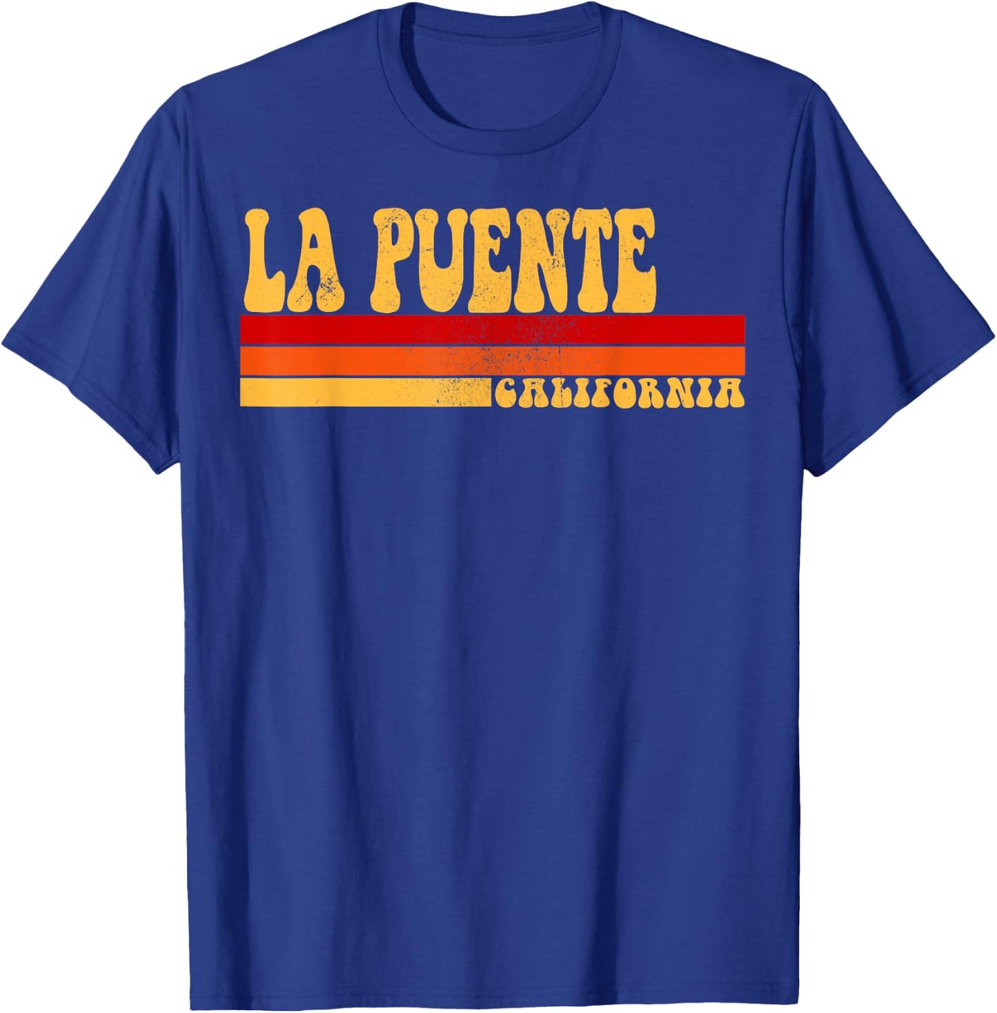 LA PUENTE California City Vintage Roots Retro Design 70s 80s T-Shirt - T-Shirt | Royal