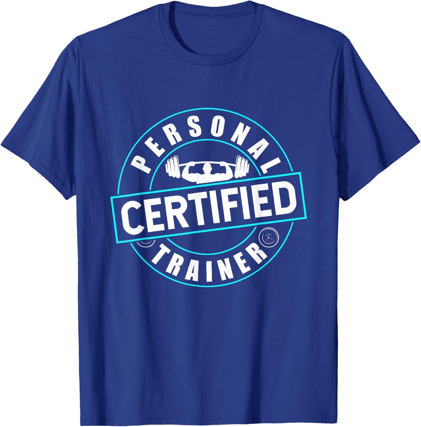 Certified Personal Trainer Badge of Honor T-Shirt - T-Shirt | Royal