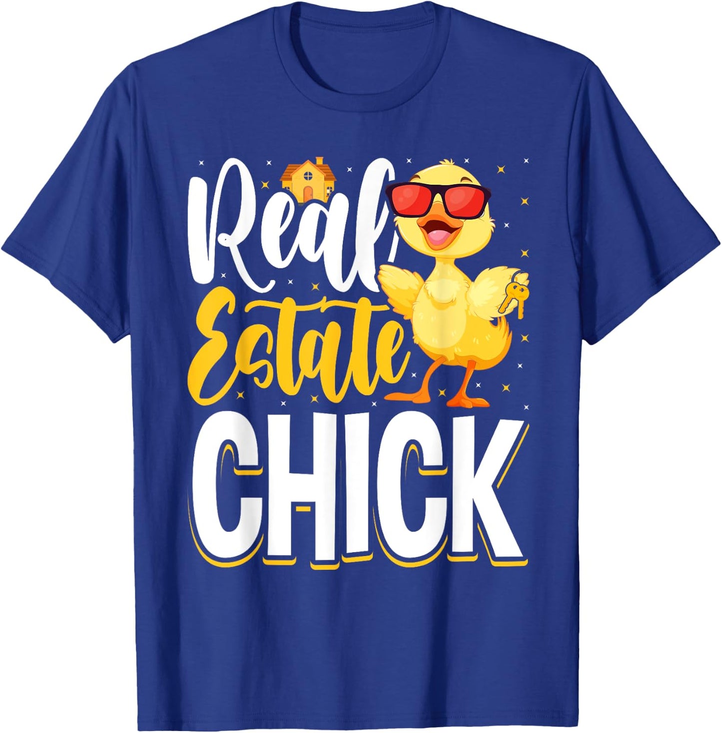 Real Estate Chick Funny Realtor T-Shirt - T-Shirt | Royal