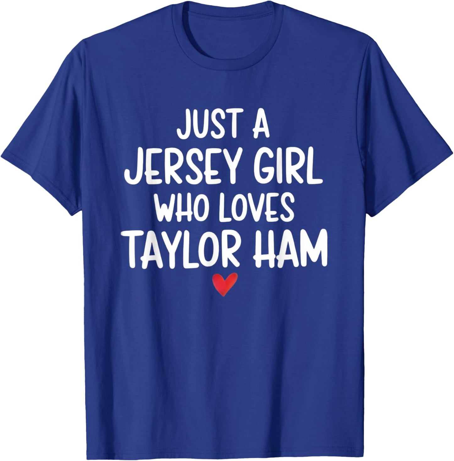 Taylor Ham Shirt - NJ Breakfast Staple Pork Roll Design T-Shirt - T-Shirt | Royal