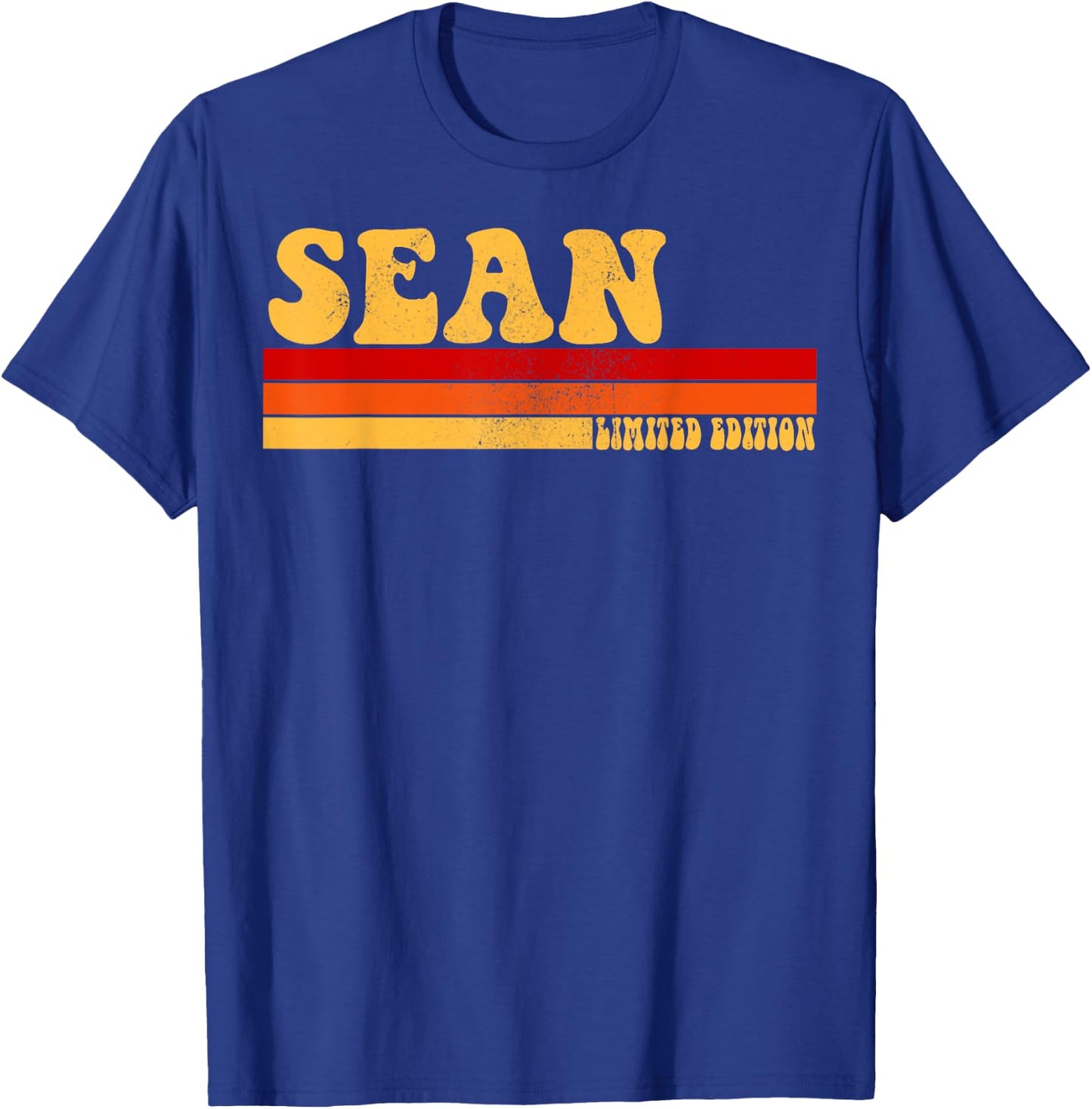 SEAN Name Personalized Idea Men Retro Vintage SEAN T-Shirt - T-Shirt | Royal