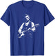 President Lincoln Playing a Four-String Bass Guitar T-Shirt - T-Shirt | Royal