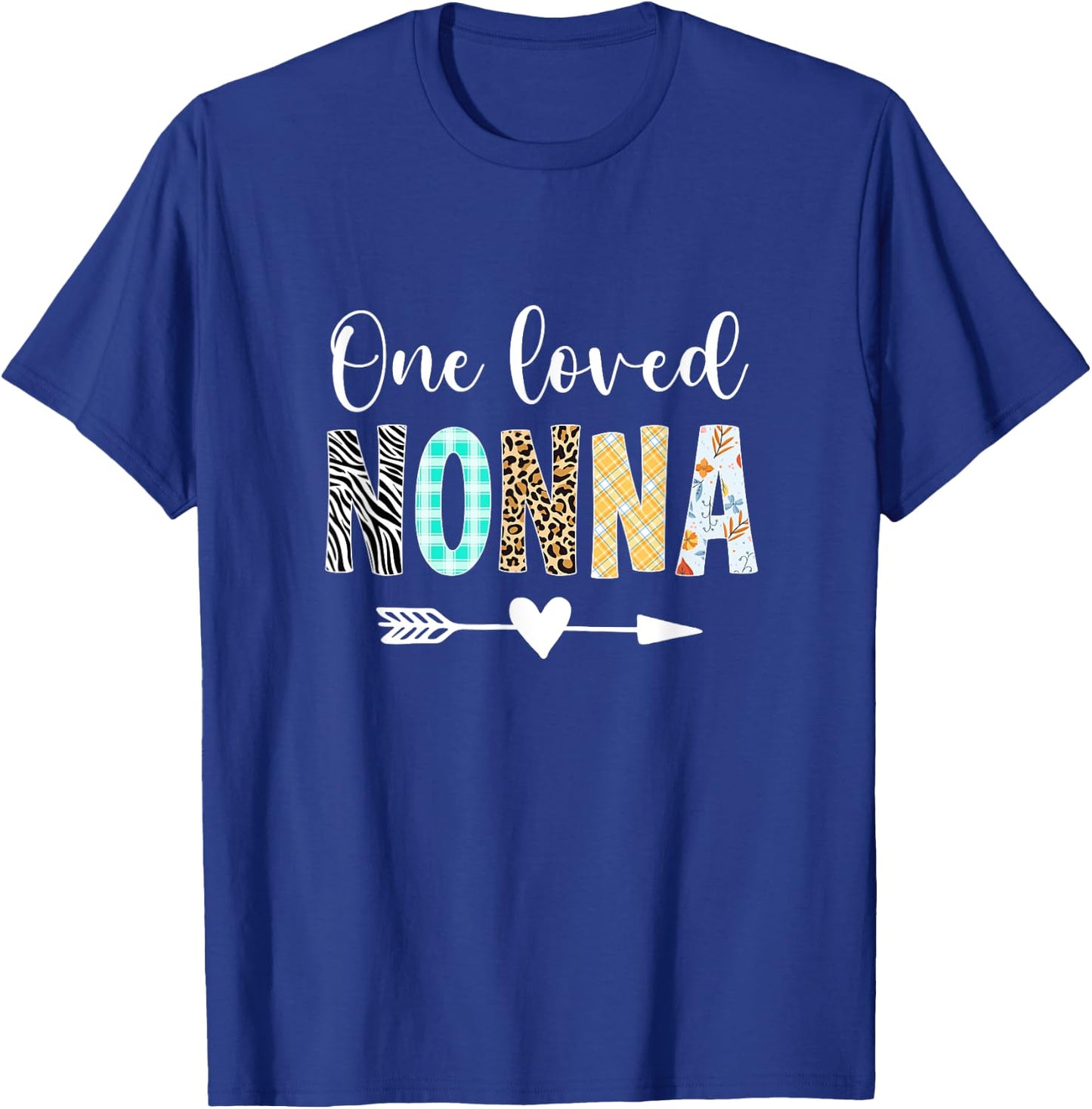 Nonna Women Cute Design One Loved Nonna Mother's Day T-Shirt - T-Shirt | Royal
