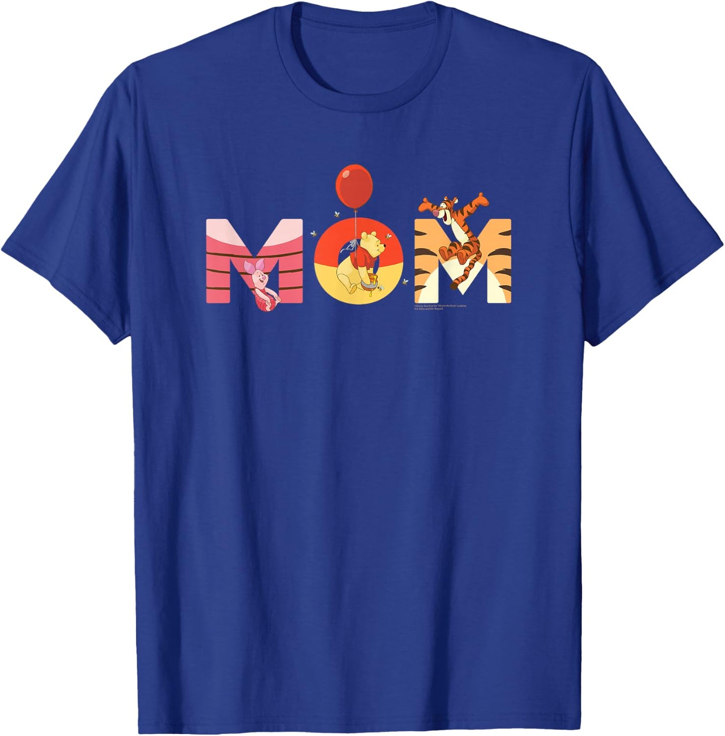 Disney Winnie the Pooh and Friends Mom Mother’s Day Birthday T-Shirt - T-Shirt | Royal