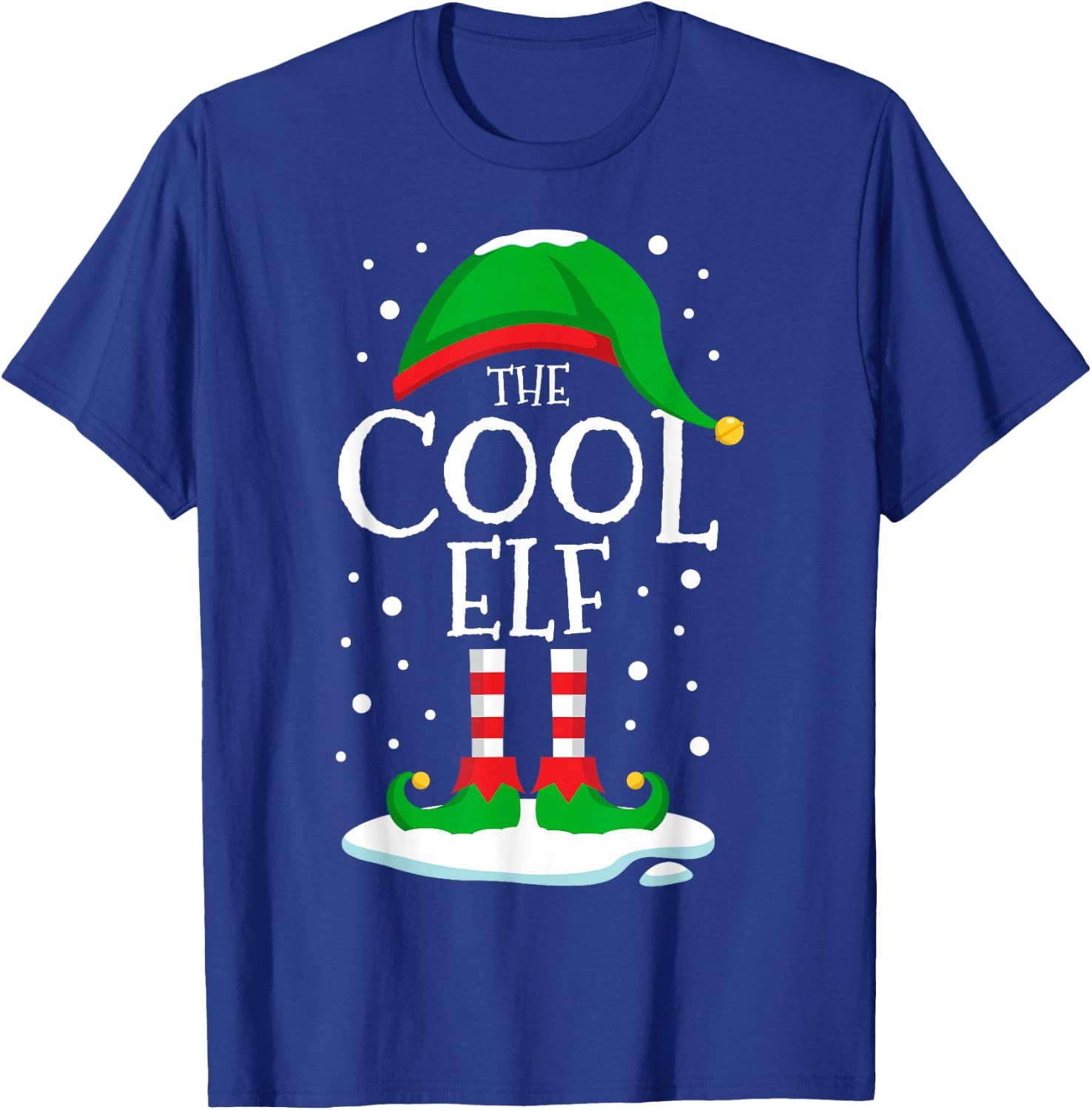 The Cool Elf Christmas Family Matching Xmas Group Funny T-Shirt - T-Shirt | Royal