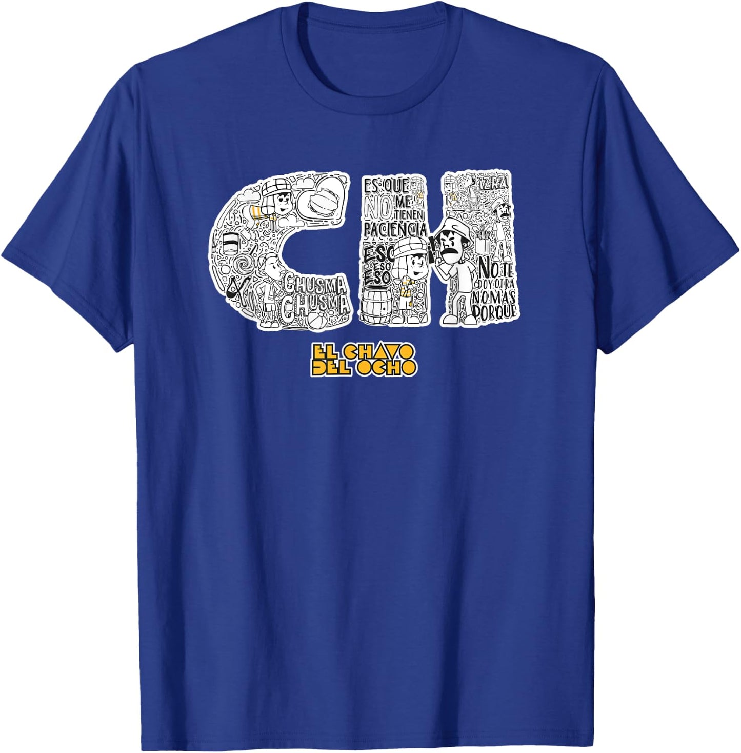El Chavo - Colorful Desings for Kids, Teen, Women & Men T-Shirt - T-Shirt | Royal