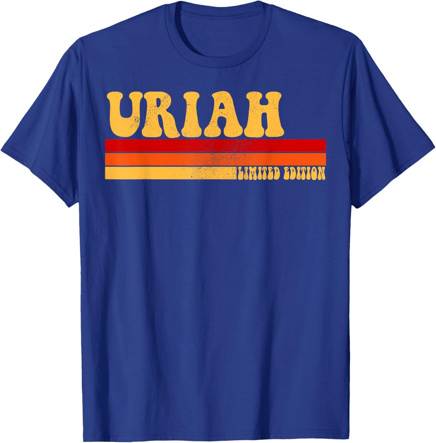URIAH Name Personalized Idea Men Retro Vintage URIAH T-Shirt - T-Shirt | Royal