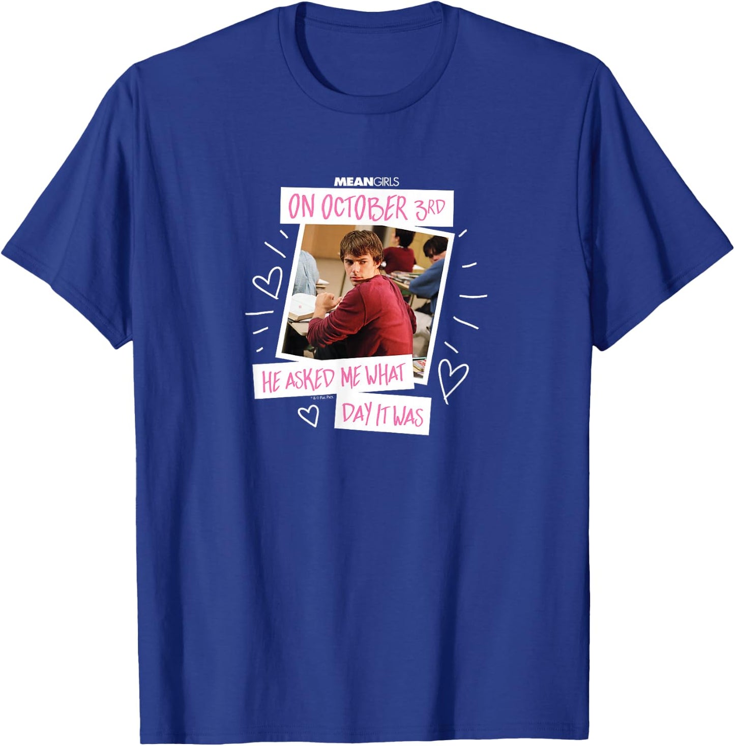 Mean Girls - October 3rd Aaron Samuels T-Shirt - T-Shirt | Royal