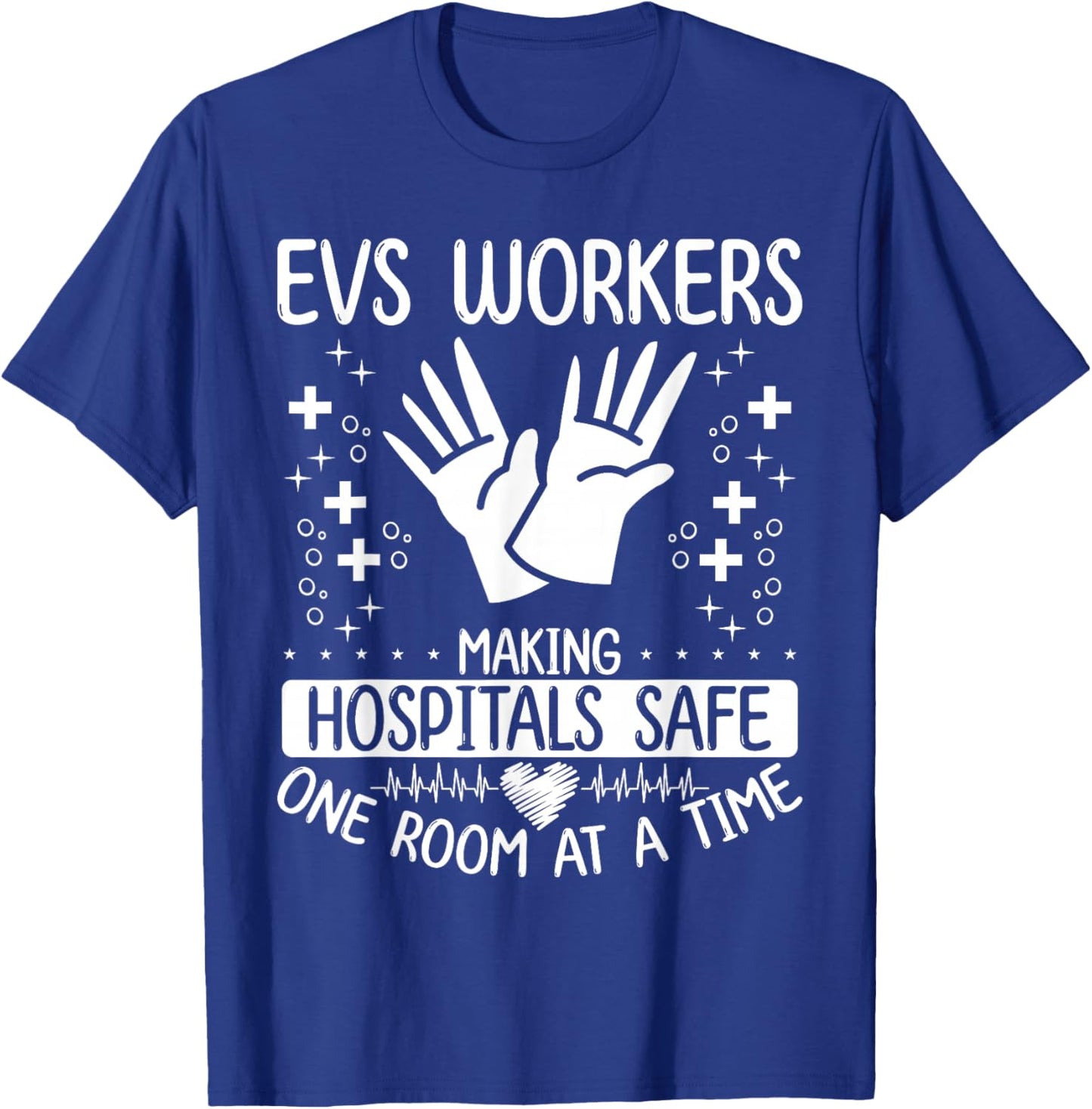 EVS Technician EVS Operator Environmental Service Tech T-Shirt - T-Shirt | Royal