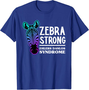 Ehlers Danlos Warrior EDS Ehlers Danlos Syndrome Awareness T-Shirt - T-Shirt | Royal