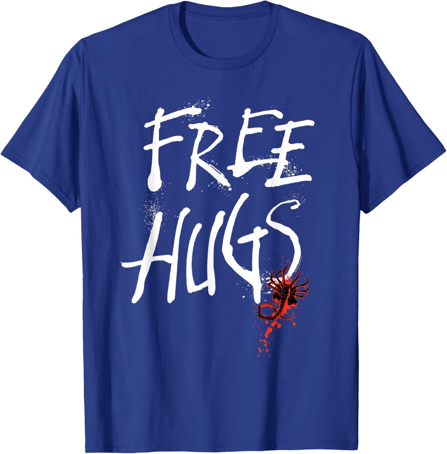 Alien: Romulus Xenomorph Facehugger Free Hugs T-Shirt - T-Shirt | Royal