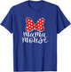 Mama Mouse Family Vacation Mom Funny Mama Mouse T-Shirt - T-Shirt | Royal
