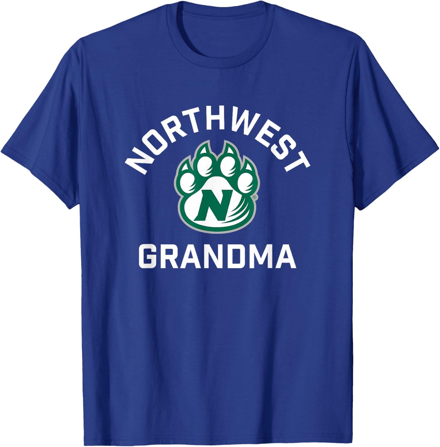 Northwest Missouri State Bearcats Arched Grandma T-Shirt - T-Shirt | Royal
