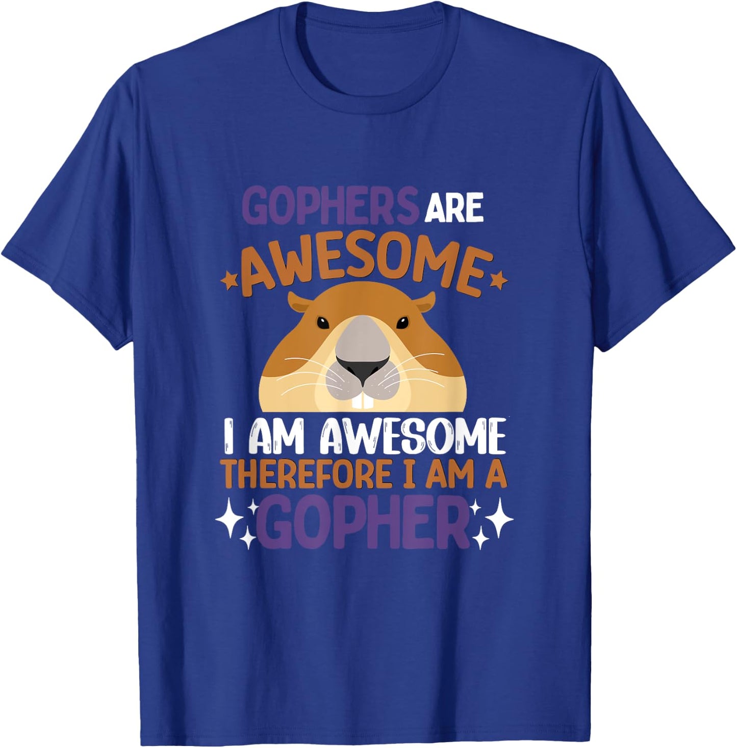 Gopher Shirt Animal Lover Gopher Lover Gophers T-Shirt - T-Shirt | Royal