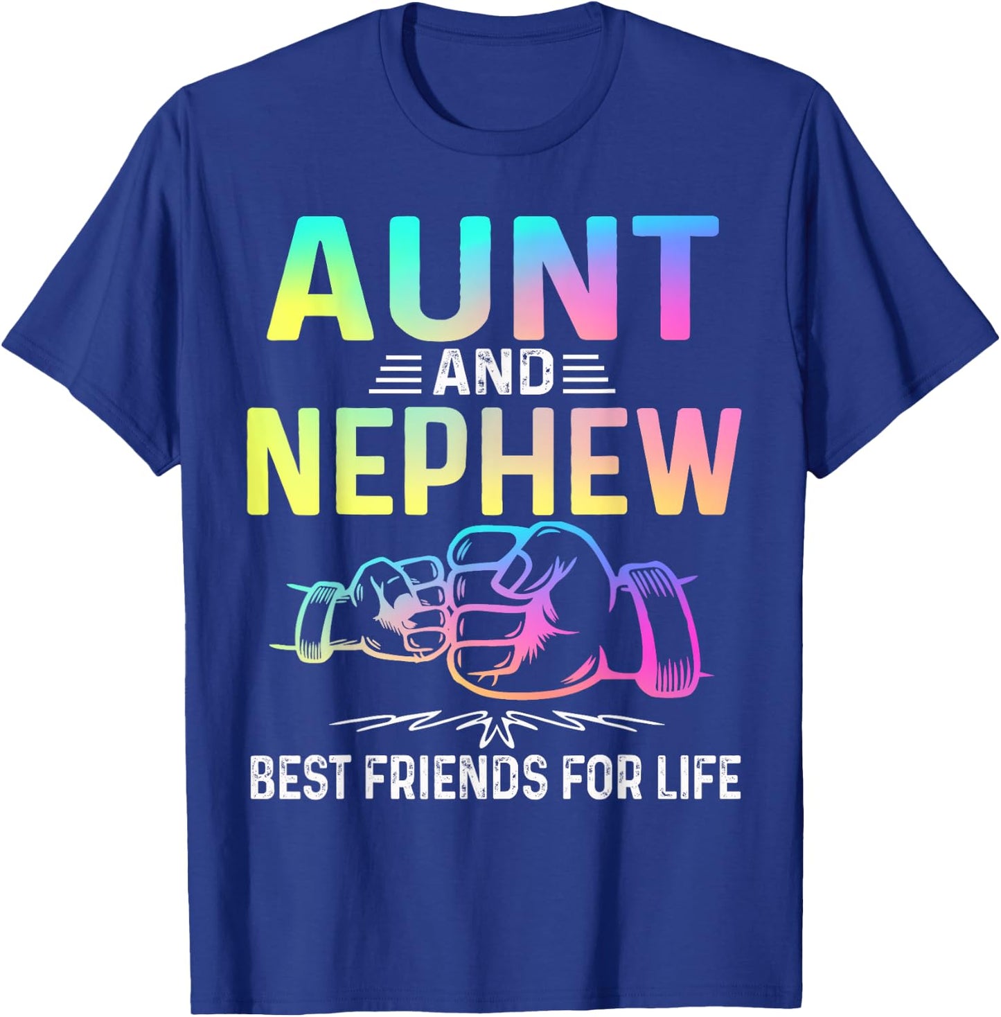 Aunt and Nephew Best Friends for Life Matching Aunt Nephew T-Shirt - T-Shirt | Royal