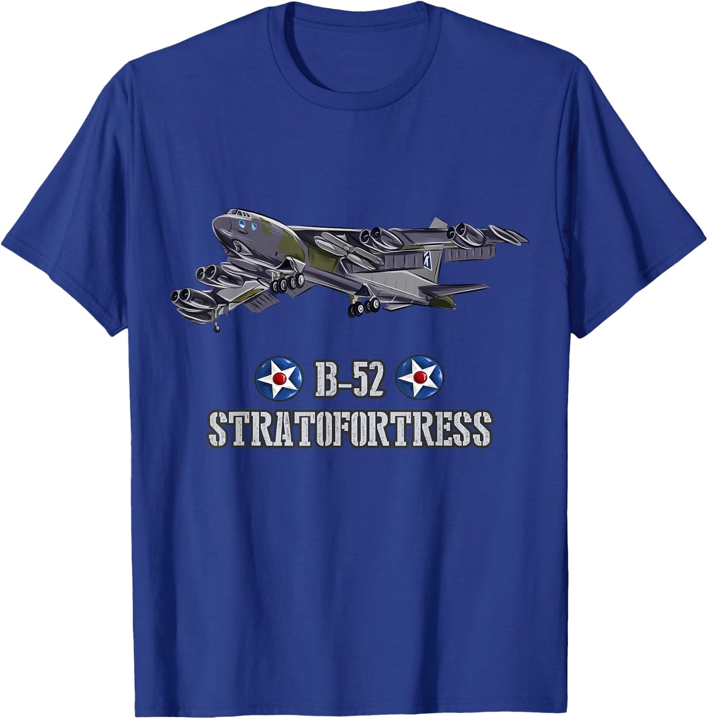 American aircraft Heavy Bomber B-52 T-Shirt - T-Shirt | Royal