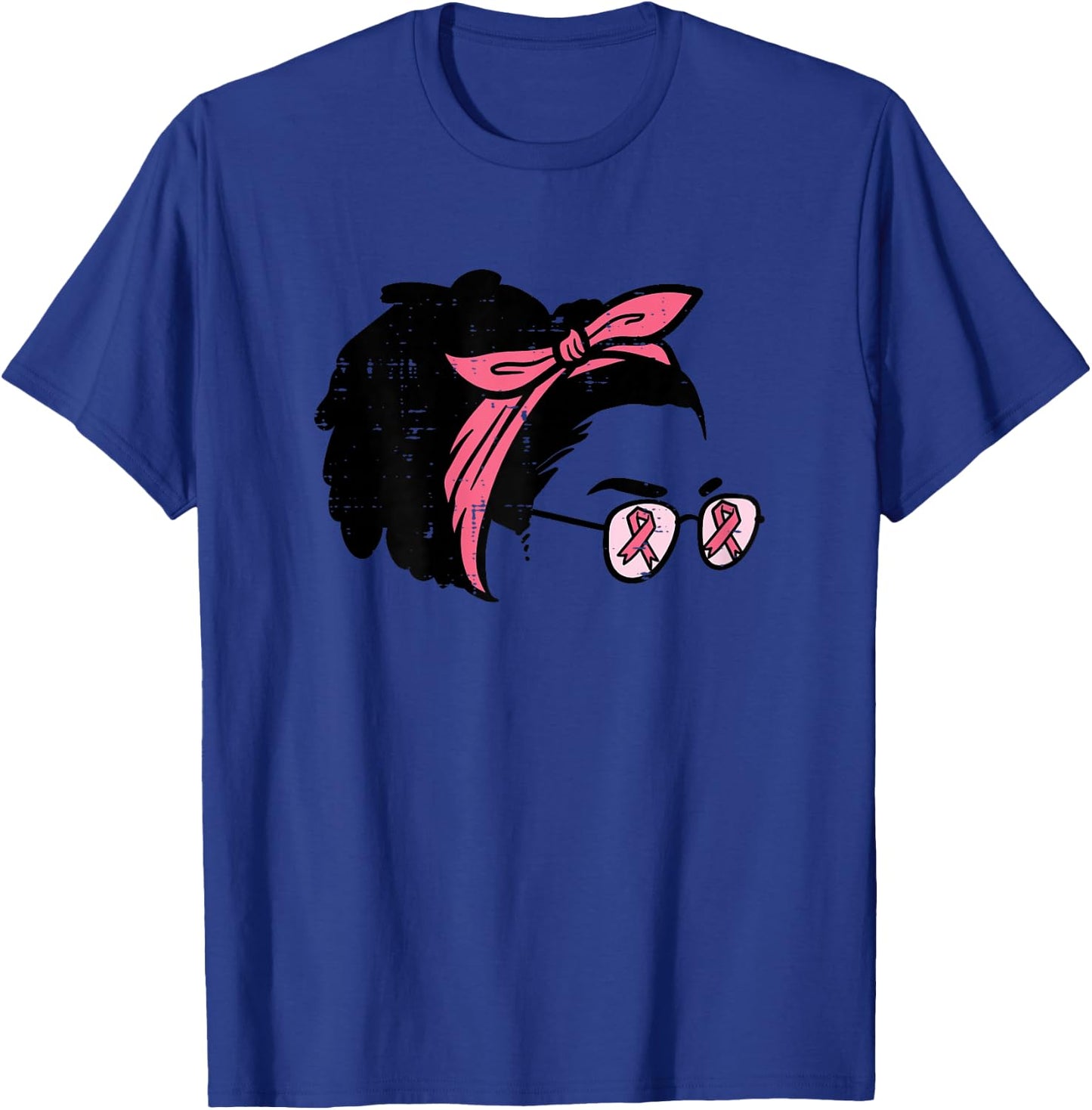 Black Girl Breast Cancer Awareness Survivor African Women T-Shirt - T-Shirt | Royal