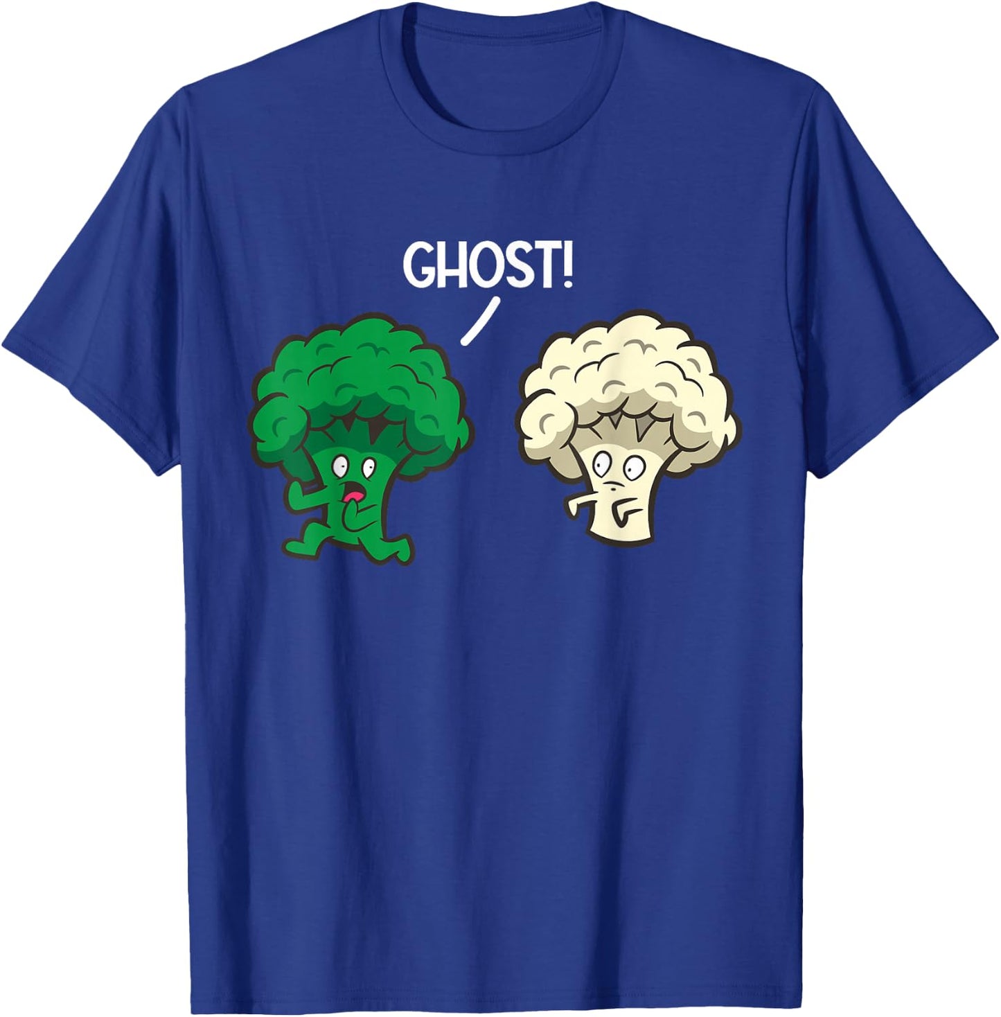 Broccoli Ghost Cauliflower T-Shirt - T-Shirt | Royal