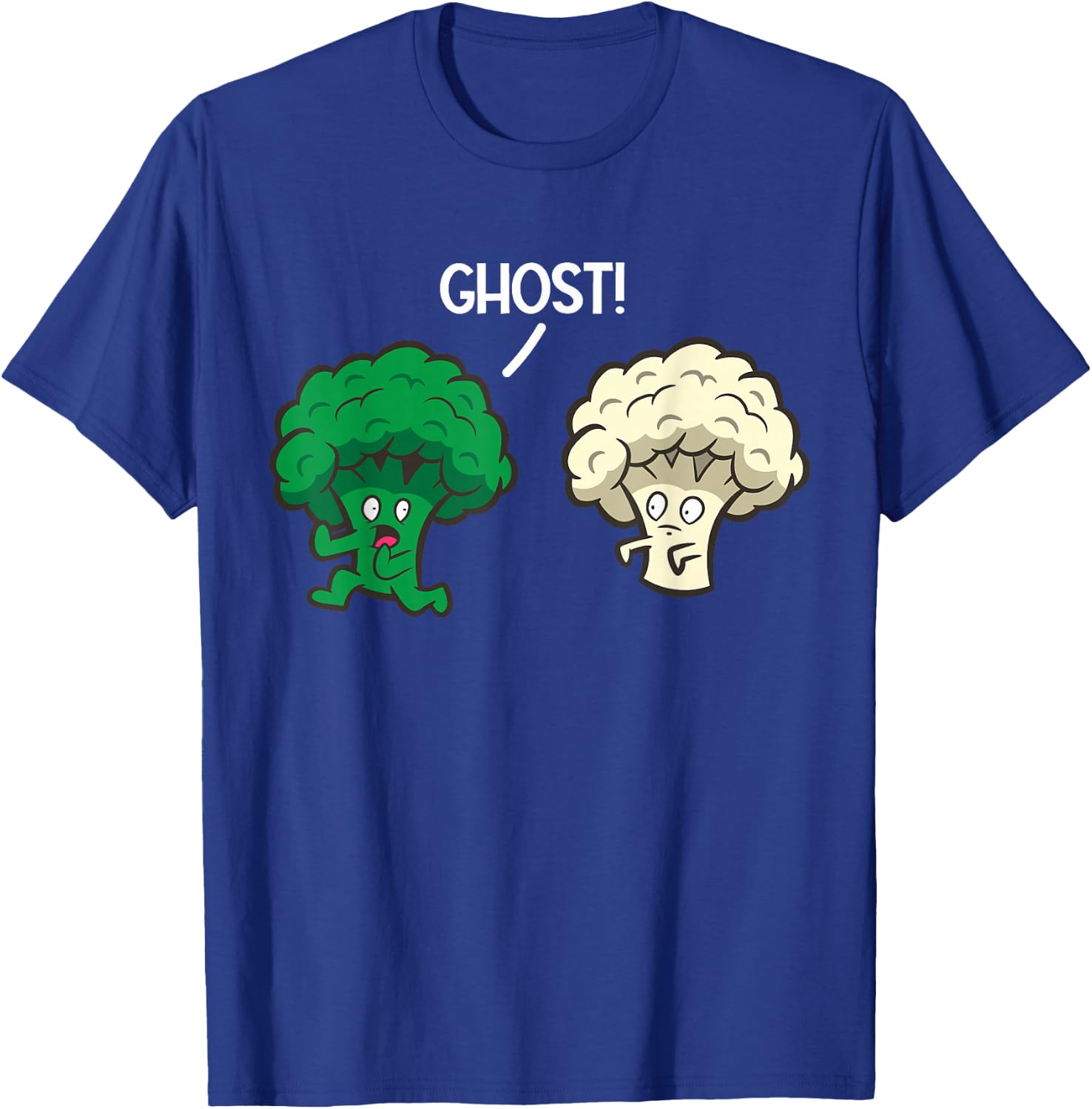 Broccoli Ghost Cauliflower T-Shirt - T-Shirt | Royal