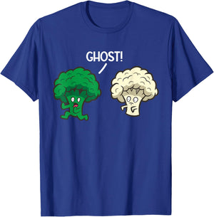 Broccoli Ghost Cauliflower T-Shirt - T-Shirt | Royal