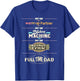 Baseball Dad Part Time Pitching Machine Full Time Dad T-Shirt - T-Shirt | Royal