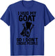 i Hug My lamancha goat So I Dont Choke People T-Shirt - T-Shirt | Royal